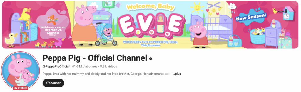 Chaîne Peppa Pig